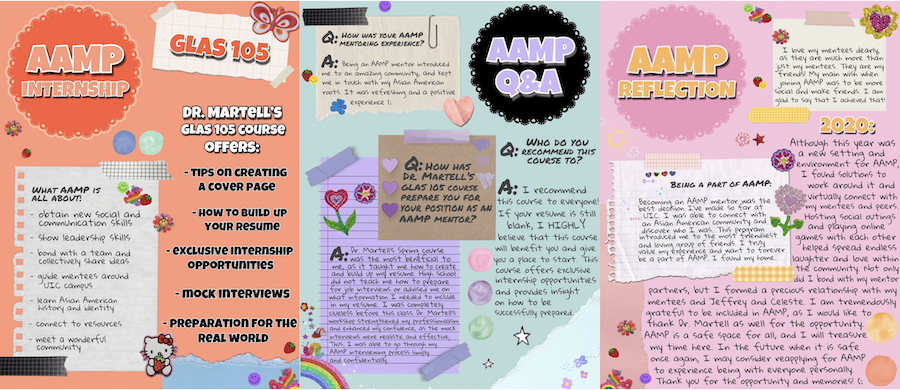 AAMP Internship, Q&A and Reflection. Original artwork by Ashley Xiong