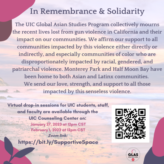 In remembrance and solidarity
